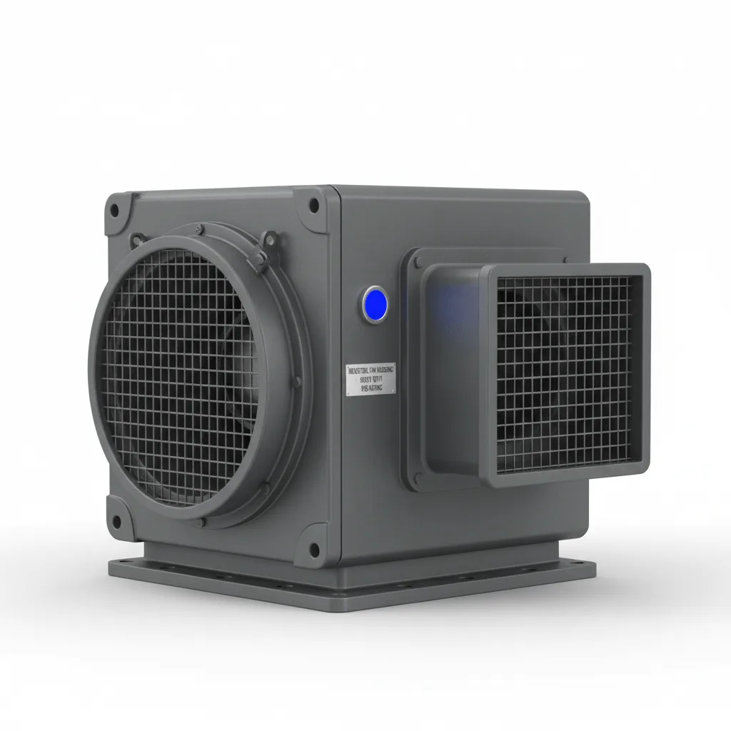 carcasa de ventilador industrial