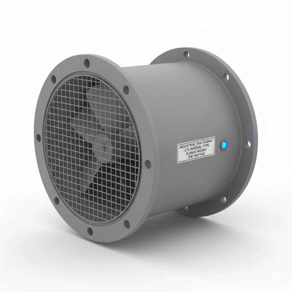 carcasa de ventilador industrial