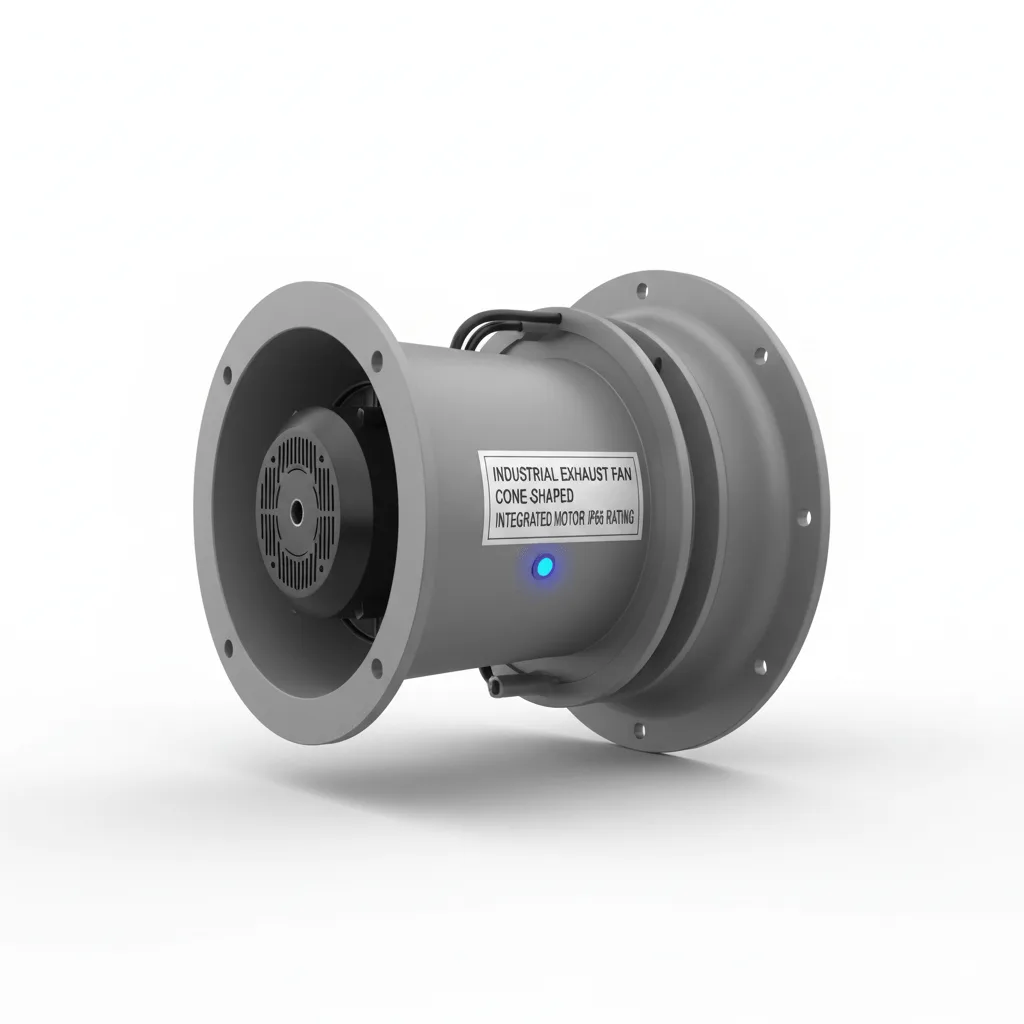 carcasa de ventilador industrial